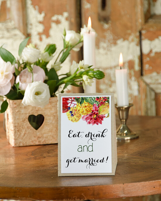 Numery na stół Rustykalne numerek stojak na stół weselny, styl rustykalny prostota i minimalizm 05/rstKSZ1/nrS