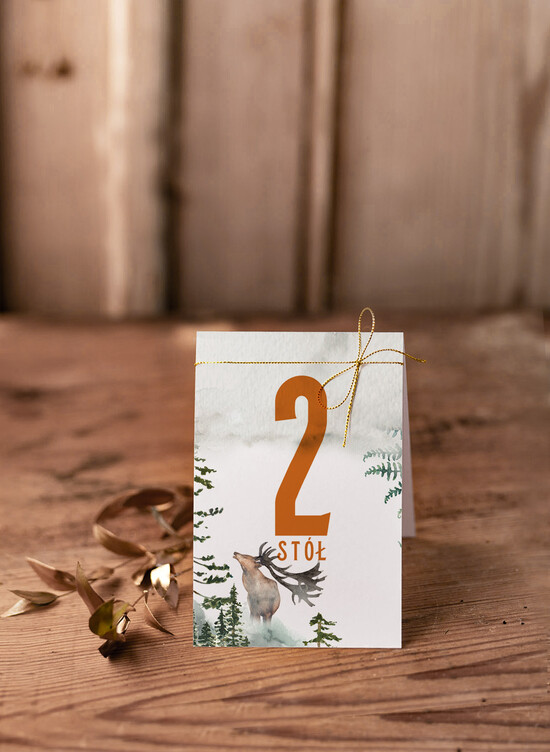 Numery na stół Rustykalne usadzenie gości numery na stół weselny, styl rustykalny wesele w stodole 1/LAS/nrS