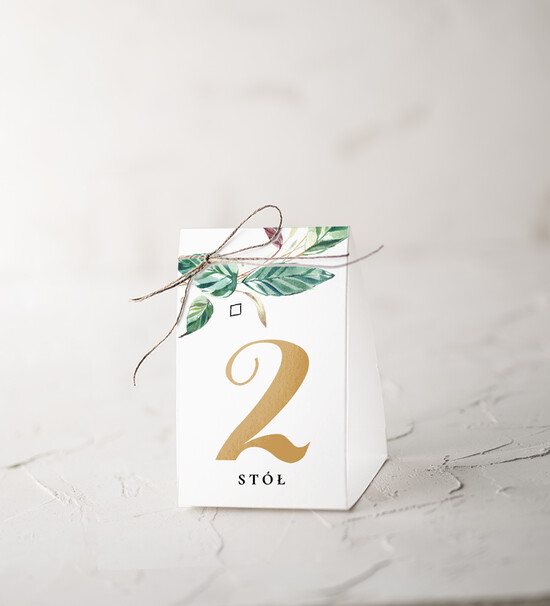 Numery na stół Rustykalne usadzenie gości numery na stół weselny, styl rustykalny prostota i minimalizm 6/CB/nrS