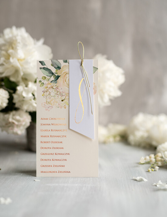 Numery na stół Glamour numerki na stoliki ślubne zlocone w stylu glamour, plan usadzenia gości weselnych z numeracją stołów 01/obgra/nrS