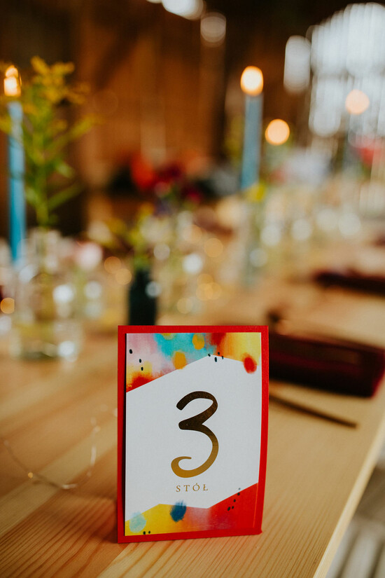 Numery na stół Glamour numerki na stół stoły weselne, złote złocone eleganckie i klasyczne 01/akwG/nrS