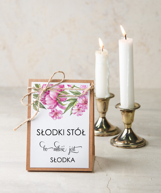 Numery na stół Otwarte jednokartkowe numerek stojak na stół weselny, klasyczne i eleganckie usadzenie gości na weselu 82/ccs1/NR