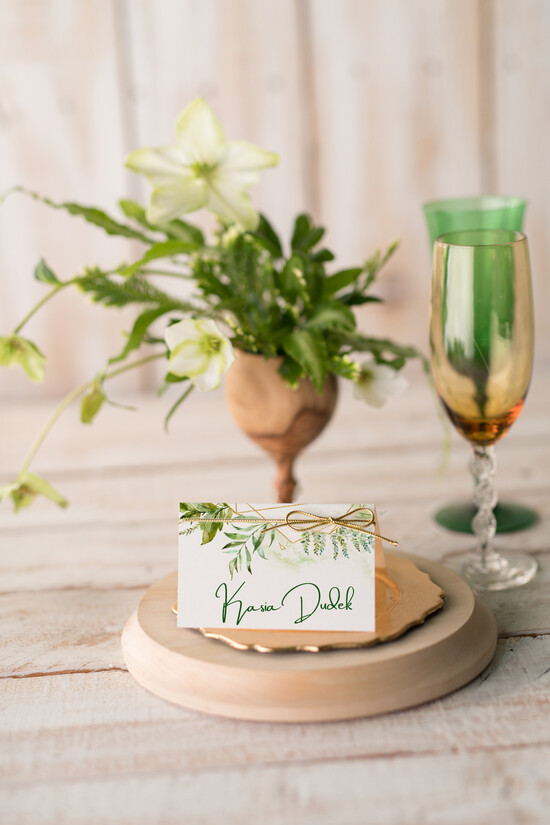 Winietki botaniczne podróżnicze  winietki ślubne wizytówki dla gości weselnych, botaniczne vintage 01/VbotF/w