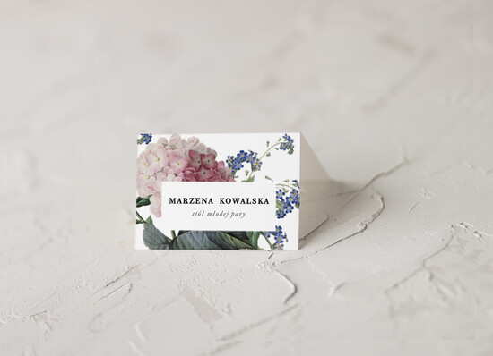 Winietki botaniczne podróżnicze  ozdobne winietki na ślub wizytówki dla gości weselnych, rustykalne 07/Vbot/w