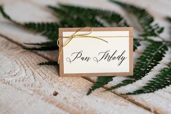 Winietki botaniczne podróżnicze  ręcznie robione winietki ślubne wizytówki dla gości weselnych, rustykalne 01/foldrus/w