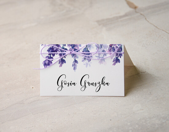 Winietki botaniczne podróżnicze  karteczki ślubne winietki weselne, eleganckie 29/kolb/w