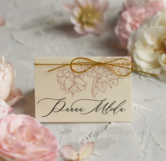 Winietki botaniczne podróżnicze  usadzenie gości na weselu winietki, winietki na stół weselny, delikatne winietki slubne 20/Fbot/w