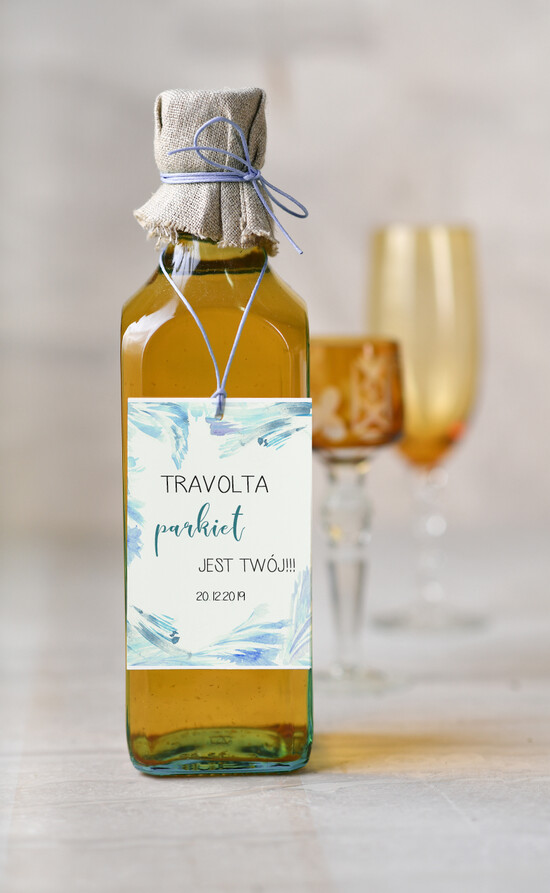 Zawieszki na butelki botaniczne podróżnicze  etykiety na butelki weselne, botaniczne z duzo tekstow 22/kolb/zw