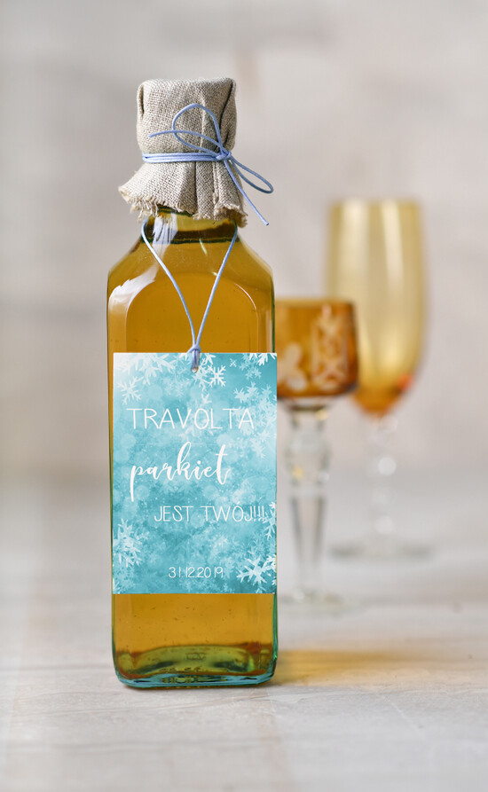 Zawieszki na butelki botaniczne podróżnicze  etykieta na wódkę zawieszka na alkohol weselny, botaniczne dowolne teksty 34/kolb/zw