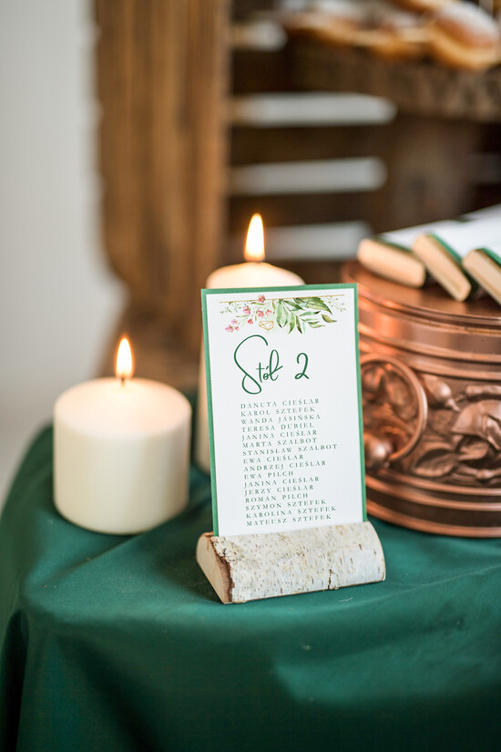 Numery na stół botaniczne podróżnicze  usadzenie gości numery na stół weselny, przepiekne ilustracje w stylu boho 010/vbot/nrS