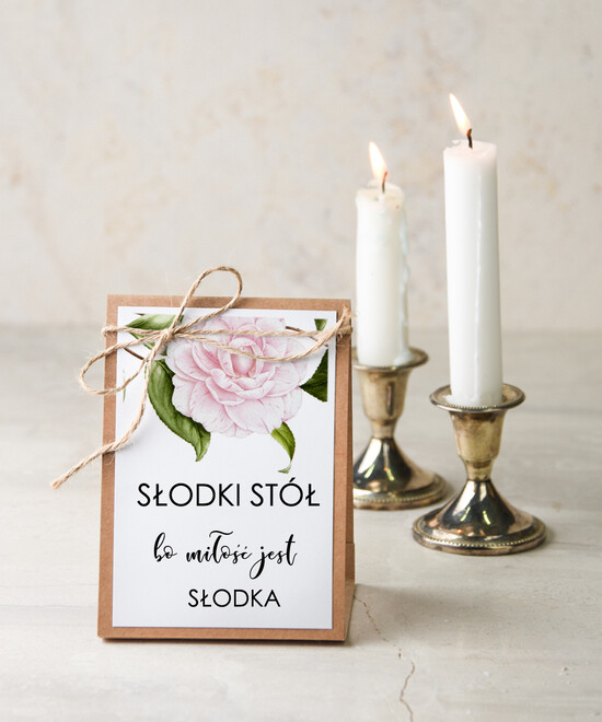 Numery na stół botaniczne podróżnicze  tabliczka z numerem stołu weselnego, rusykalne kwiatowe wozry 01/bot/nrS