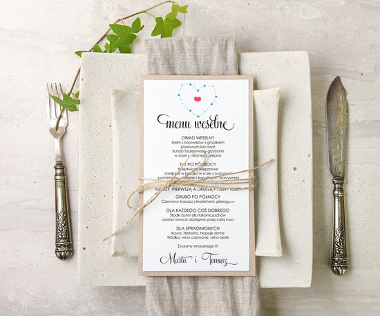 Menu akwarele weselne menu karta dań weselnych, z dowolną treścia inspirowane malarstwem 67/akwECO/m