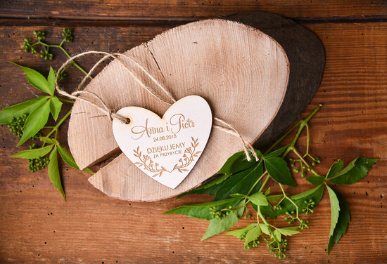 Podziękowania dla Gości Weselnych Zawieszki bileciki do prezentów personalizowane podziękowania dla gości weselnych, zawieszki do własnego pomysłu prezentów 14/rstKOR/pg