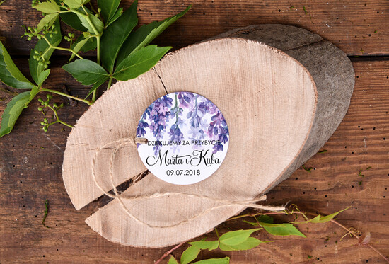 Podziękowania dla Gości Weselnych Zawieszki bileciki do prezentów pamiątki dla gości weselnych, zawieszki do prezentów waszego pomysłu 29/kolb/tago