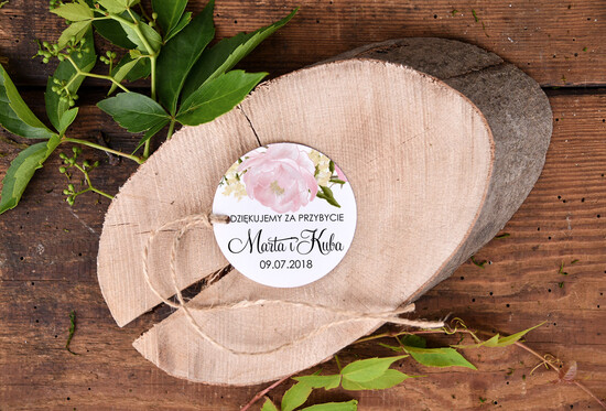 Podziękowania dla Gości Weselnych Zawieszki bileciki do prezentów podziękowania dla gości po weselu, bileciki do wlasnych prezentow 01/rstPOz/tago
