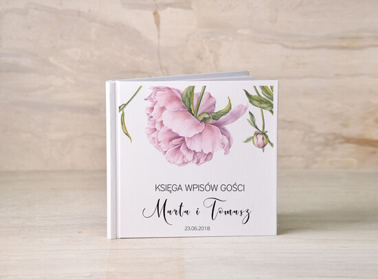 Księgi wpisów gości botaniczne ksiega pamiatkowa slub mozliwe czarne kartki, w stylu boho wasze imiona i data 26/kolb/kwg