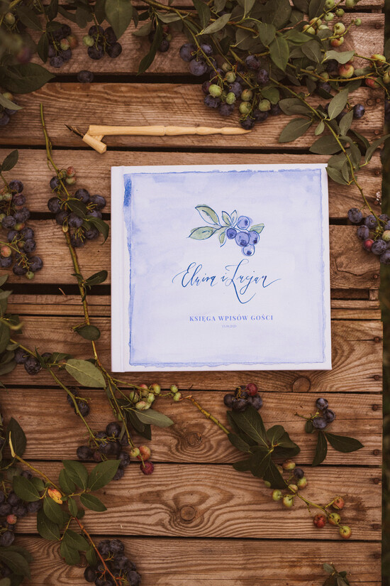Księgi wpisów gości botaniczne pamiatkowa ksiega gosci weselnych, rustykalna ty decydujesz o kazdym szczegole 2/kaligrafia/kwg