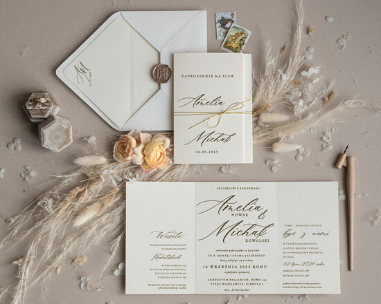 Zaproszenia ślubne Minimalistyczne Proste Boho Zaproszenia Ślubne  Minimalistyczne Zaproszenia na Ślub Delikatne Zaproszenie Ślubne 01/Minskl/z