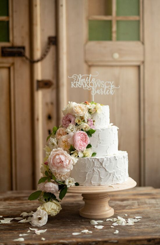 Figurki na tort / cake topper statuetki akryl ozdobny napis na tort ślubny    21/topperpelxi/ST