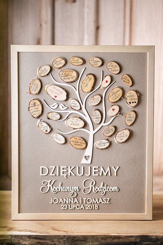 Prezenty, Podziękowania dla Rodziców Podziękowania dla rodziców w ramie rustykalne podziękowania ślubne dla rodziców prezenty dla mamy i taty z okazji ślubu    01/RODZz/rama