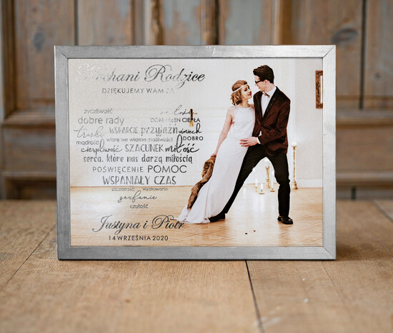 Prezenty, Podziękowania dla Rodziców Podziękowania dla rodziców w ramie pomysł na prezent dla rodziców, rustykalne wesele rama drzewko 3/ramadrukL/RAMA
