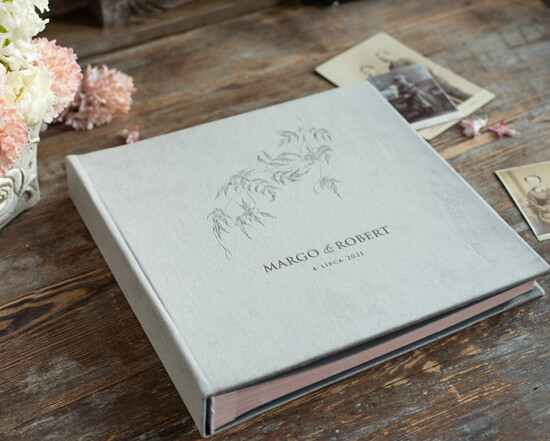 Albumy ślubne Pudełka na zdjęcia  album na zdjęcia  duży welurowy album ręcznie szyte kartki wybierz kolor kartek 07/velalb/alb