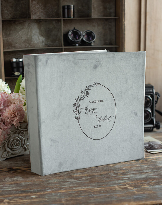 Albumy ślubne Pudełka na zdjęcia  album na zdjęcia  albumy do wklejania zdjęć szyte grube kartki welurowy album 9/velalb/alb