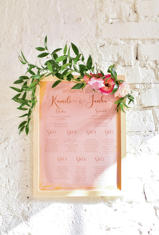 Plany stołów Glamour welurowe plansza powitanie gości i plan stołów w jednym, złocone litery w stylu glamour 03/GlgA/PL