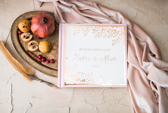 Księgi wpisów gości glamour pamiatkowa ksiega gosci weselnych, wasze imiona złocone lub srebrzone 10/Glz6/kwg