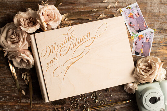 Księgi wpisów gości welurowe ksiega zyczen na wesele, na zdjęcia i życzenia z fotobudki lub instax 2/instaxdrew/kwg