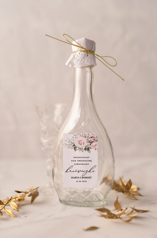 Podziękowania dla Gości Weselnych Butelki cudowne podziękowania, buteleczki na alkohol kacowki na dzien po 10/CBL/butelki