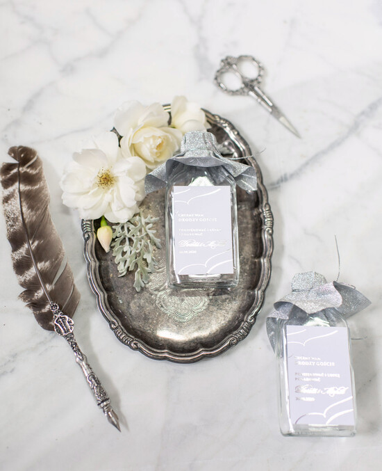 Podziękowania dla Gości Weselnych Butelki upominki prezenty podziękowania dla gości buteleczki  01/GLz5/bPOdgo