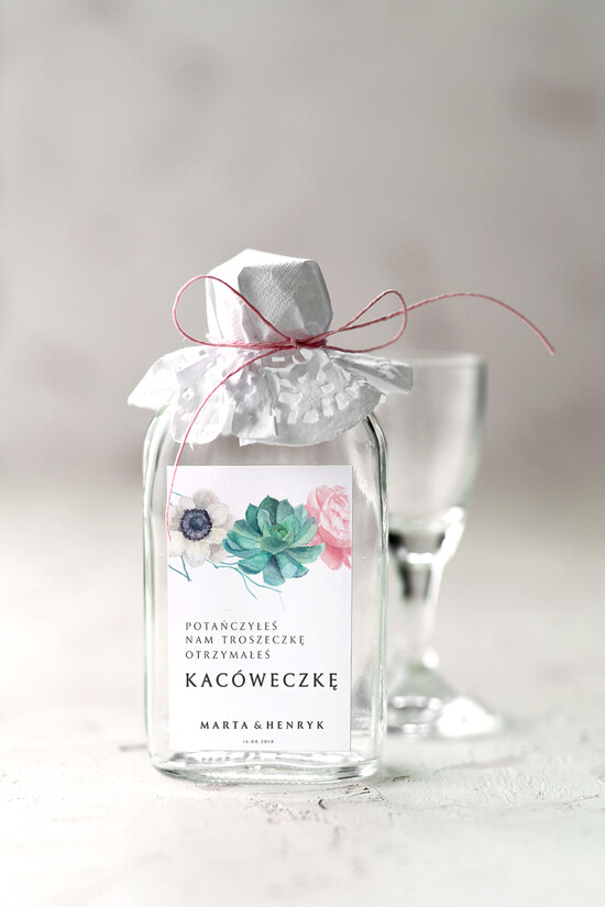 Podziękowania dla Gości Weselnych Butelki pomysłowe podziękowania dla gości, piersiowki podziekowania kacowki 11/ccs/bPOdgo