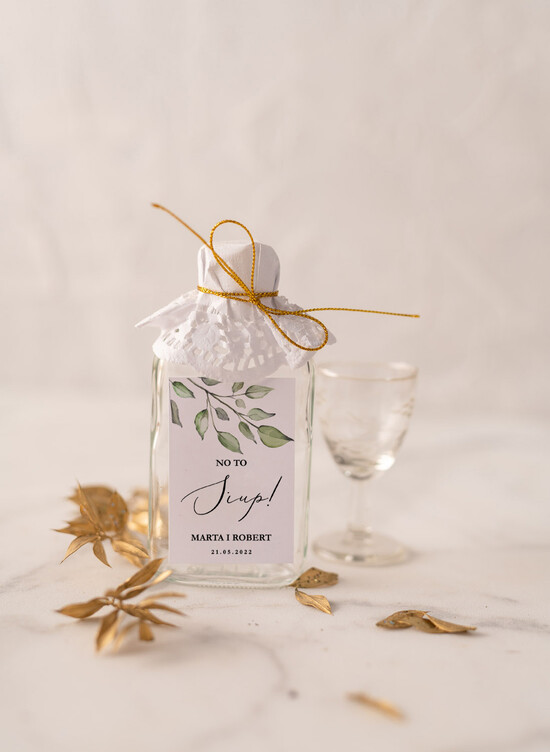 Podziękowania dla Gości Weselnych Butelki prezenciki podziękowania dla gości weselnych, buteleczki na alkohol kacowki na dzien po 05/CBL/bPOdgo