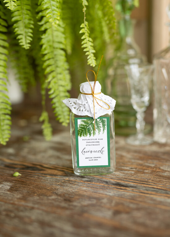 Podziękowania dla Gości Weselnych Butelki ślubne upominki dla gości, buteleczki dla gości weselnych 01/botn/bPOdgo