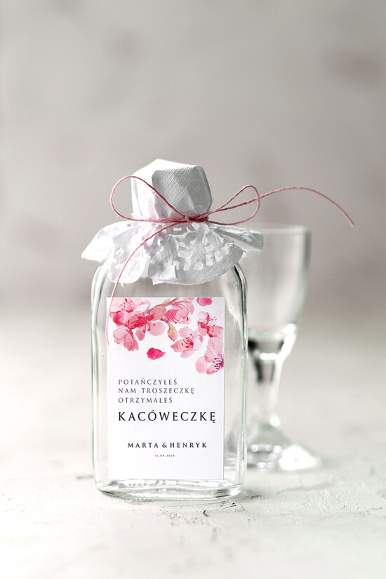 Podziękowania dla Gości Weselnych Butelki upominki prezenty podziękowania dla gości butelki 23/cc/bPOdgo