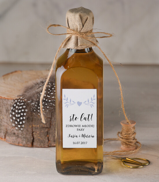 Naklejki Na butelki zawieszki ślubne   naklejki na wódkę, naklejki na alkohol, naklejki na butelki na weselu, rózne wzor 13/CC/zwN