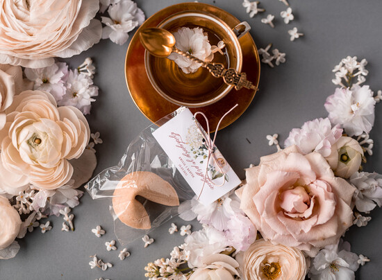 Podziękowania dla Gości Weselnych Ciasteczka z wróżbą upominki ślubne od pary młodej dla gości weselnych, ciasteczko z wrożbą podziękowanie 1/kalkaF/podzciastko