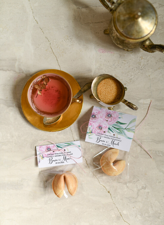 Podziękowania dla Gości Weselnych Ciasteczka z wróżbą ślubne upominki dla gości weselnych, ciasteczko z wrożbą podziękowanie 19/kolb/podzciastko