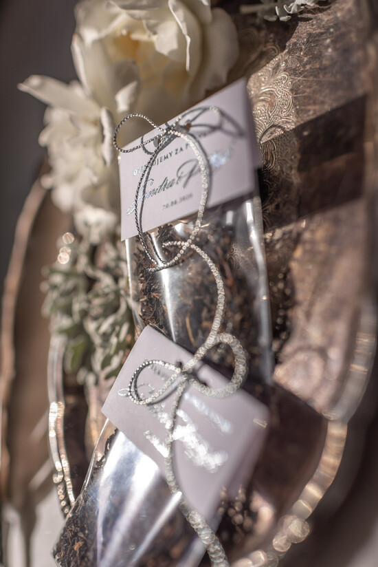 Fiolki i Saszetki Kawa i Herbata Saszetki podziękowania prezenciki dla gości weselnych w formie smakowitej kawy    01/GLz5/saszetka