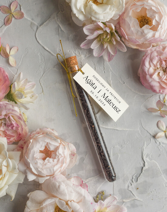 Fiolki i Saszetki Kawa i Herbata Fiolki prezenty dla gości na weselu podziękowanie dla gości weselnych, fiolka z herbatą prezent dla gości w 10/skl3s/fiolka25