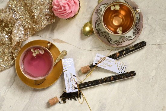 Fiolki i Saszetki Kawa i Herbata Fiolki oryginalne podziękowania dla gości w formie aromatycznej herbaty    004/Ggl/fiolka