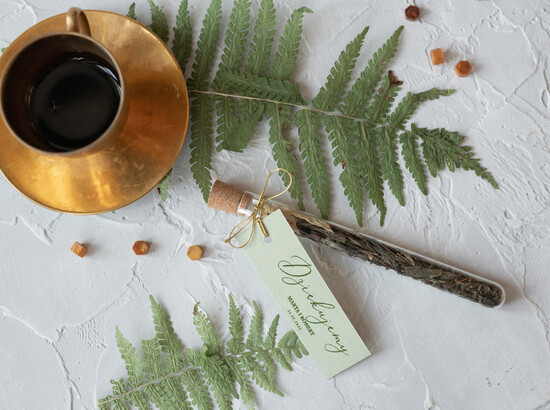 Fiolki i Saszetki Kawa i Herbata Fiolki personalizowane podziękowania dla gości weselnych  herbatka w fiolce     02/elia/fiolka