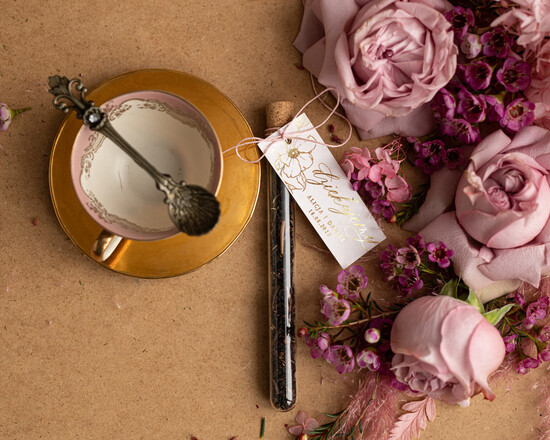 Fiolki i Saszetki Kawa i Herbata Fiolki upominki dla gości weselnych pomysłowe fiolki kawa ręcznie zdobione fiolki     02/akrylwel/fiolka