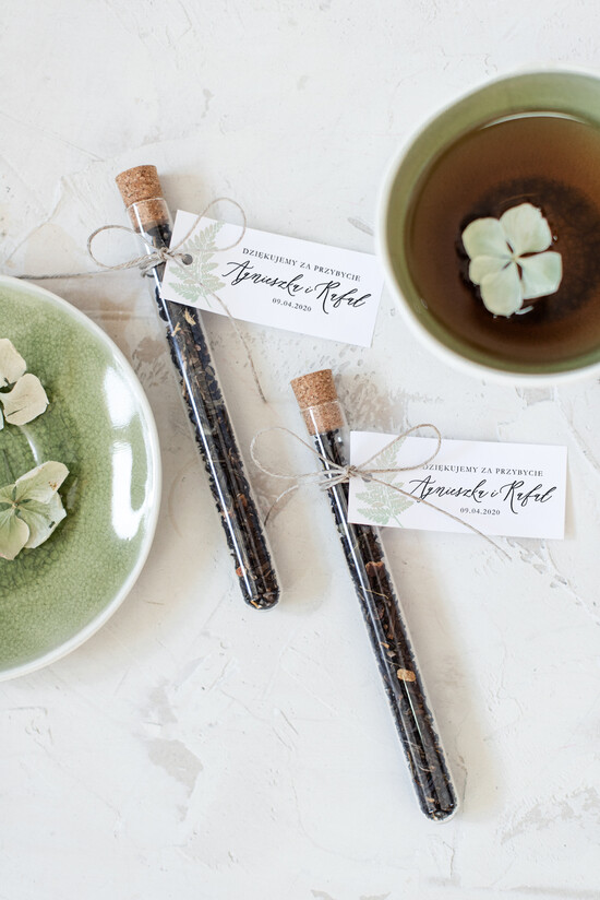 Fiolki i Saszetki Kawa i Herbata Fiolki podziękowania gościom weselnym w formie smakowitej kawy    03/NWK/fiolka