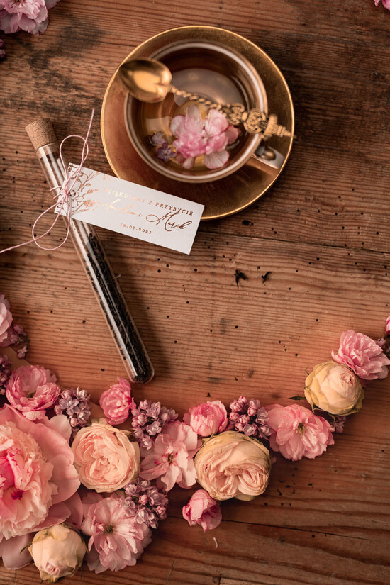 Fiolki i Saszetki Kawa i Herbata Fiolki prezenciki podarunki po weselu do wyboru kawa lub herbata    1/kalkas/fiolka