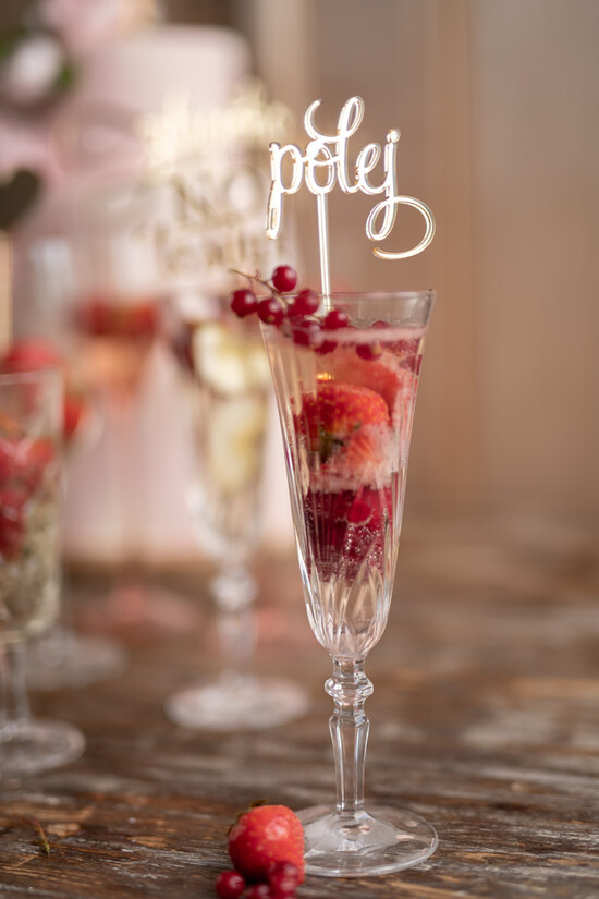 Figurki na tort / cake topper statuetki do drinków dekoracje tortu weselnego    11/acrylo/ST