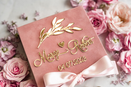 Pudełka Szkatułki na Obrączki glamour piękne welurowe pudełko na obrączki, personalizowane pudełko do podawania obrączek ślubnych, aksamit 12/pudvel/szk