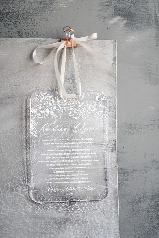 Przysięga Małżeńska  Błogosławieństwo od Rodziców Błogosławieństwo od Rodziców Błogosławieństwo od Rodziców  6/akryl/akrylwiesz