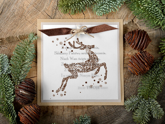 Kartki świąteczne z logo firmy retro kartka świąteczna z logo waszej firmy, retro 05/retro/ksw